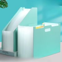 ☊ Vertical Organ Pack Examination Paper Storage and Sorting Multilayer File Folders Students with Classification Expansion Bag