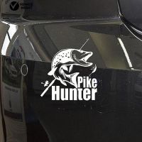 * เก๋งตกปลา Pike Hunter Tailgate เก๋ด้านรถบรรทุกสติกเกอร์ติดผนัง