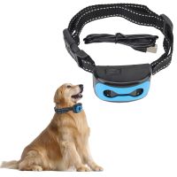 USB Ultrasonic Dogs Training Collar Electric Pet Dog Anti Barking Device Stop Barking Vibration Dog Anti Bark Collar