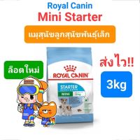 Royal Canin Mini Starter 3kg โรยัลคานิน แม่สุนัข สุนัขท้อง และลูกสุนัข พันธุ์เล็ก ขนาด 3 กิโลกรัม แม่หมา ลูกหมา