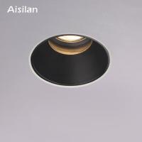 Aisilan LED recessed downlight Frameless anti-glare for living room corridor bedroom cutout size 8cm spot light lamp  by Hs2023