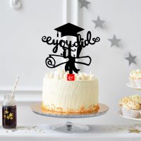 Congrats Grad Cake Topper Acrylic You Did It Class of 2023 Cake Topper for College Graduations Celebrate Party Cake Decorations Party  Games Crafts