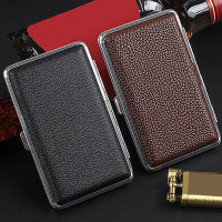 112mm Long Ciggarrette Case Holder Leather Tobaco Box Holder Smking Accessories