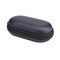 Headphone Carry Bag Earphone Pouches Storage Cases Waterproof Universal Headphone Storage Bag Hard Travel Carrying Bag Black