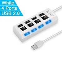 【Factory-direct】 The Auto Zone USB HUB 2.0อะแดปเตอร์ความเร็วสูง4/7พอร์ต Extender แบบพกพา USB 2.0 HUB พร้อมหลอดไฟ LED สำหรับแล็ปท็อปพีซี