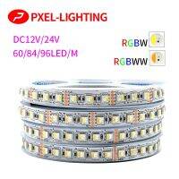 5M 12V 24V SMD5050 RGBW RGBWW LED Strip RGB White RGB Warm White 4 Color in 1 LED Chip60 LED/M IP20 IP65 Waterproof LED Tape