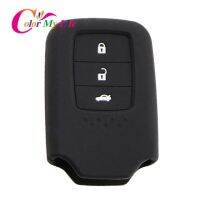 ซิลิโคนสีสันสดใส My Life 3 ปุ่ม Car Key Cover สำหรับ Honda Fibre Hrv HR-V 2015.2021 ฝาครอบกุญแจอัจฉริยะ