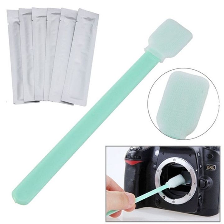 6pcs-package-wet-sensor-cleaner-cmos-ccd-swab-for-d-slr-filters-optics-lens-lcd-for-camera-cleaning-pad-ccd-cmos-swab