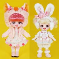 (Popular toys) 1/8 Ob11ตุ๊กตาคอสเพลย์สัตว์น่ารักแต่งตัว6นิ้วตุ๊กตา BJD แต่งหน้า DIY แปลกใจของเล่น Obitsu ของขวัญคริสต์มาสสำหรับสาวๆ