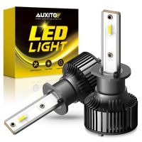 Auxito H1เทอร์โบ16000lm 2x ไฟหน้ารถมอเตอร์ไซค์แบบ Led H7สว่างมาก6000K H4 Hb2 9003 H9 H11 Hb3 9005 Hb4 12V 50W 1860csp 360