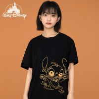 Disney Lilo Stitch เสื้อยืดผู้หญิง Anime Harajuku Kawaii เสื้อยืดขนาดใหญ่เสื้อ Gothic รอบคอเสื้อผู้หญิง2022ฤดูร้อนหญิง Y2k