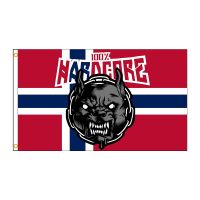 ELECTION  90x150cm Norway 100% Hardcore Shoulderbag Dog flag Nails Screws Fasteners