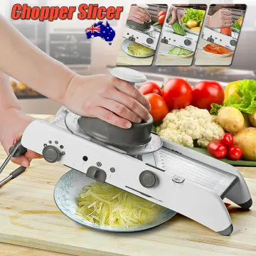 Konco Multipurpose Vegetable Slicer,Adjustable Slicer Cutter Fruit Potato  Peeler Carrot Grater Kitchen Accessories