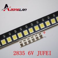 【HOT】 Correct Engineering Service Limited 100ชิ้น JUFEI ไฟแบคไลท์ LED ลูกปัด1210 3528 2835 1W 6V 96LM ไฟแบล็คไลท์ LCD สีขาวไฟทีวีลูกปัด01.JT. 2835BPWS2-C