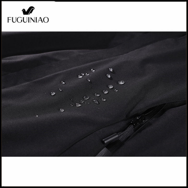 fuguiniao-เสื้อแจ็คเก็ตกีฬาน้ำหนักเบาเสื้อกีฬาปีนเขาครีมกันแดดแบบสบายๆ-windproof-jacket