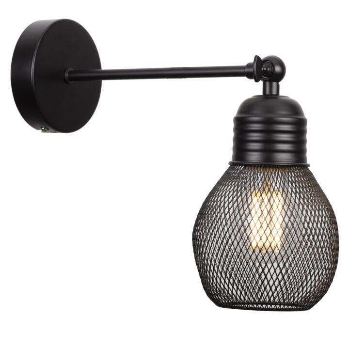 new-industrial-wall-lights-wind-net-shade-living-room-bedroom-retro-wall-lamps-wrought-iron-led-light-fixtures-e27