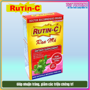 Viên uống Rutin C Rau Má giảm viêm nhiệt miệng, giảm táo bón, tiêu trĩ