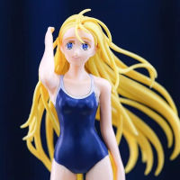 โมเดล Ushio Kofune (Shadow Ver.) 17cm JK Summer Time Rendering REAL FIGURE RENDERING PVC Figuire Packed in Box Model One-piece Racerback Swimsuit