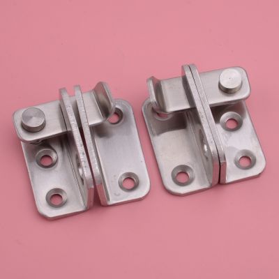 【LZ】∈❐  Stainless Steel Cabinet Closet Sliding Safety Door Gate Bolt Latch Guard Catch Lock Left Open/Right Open