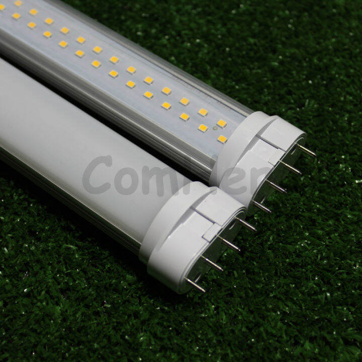 2g1ฝาครอบใสขุ่น-smd2835-1ไฟ-led-36w-2g1-1ท่อ-led-9w-12w-15w-18w-22w-ปลอกหุ้ม85-265v-สีขาวนวล-เย็นระเบิดได้-gratis-ongkir-พลังแรงจริง