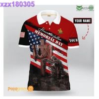 Anniversary Honor The Fallen Memorial Day’ Polo Shirt