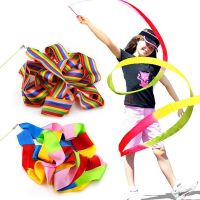 【YD】 4m Gymnastics with Rod Colorful Children Outdoor Performance Props Kids Gifts TMZ