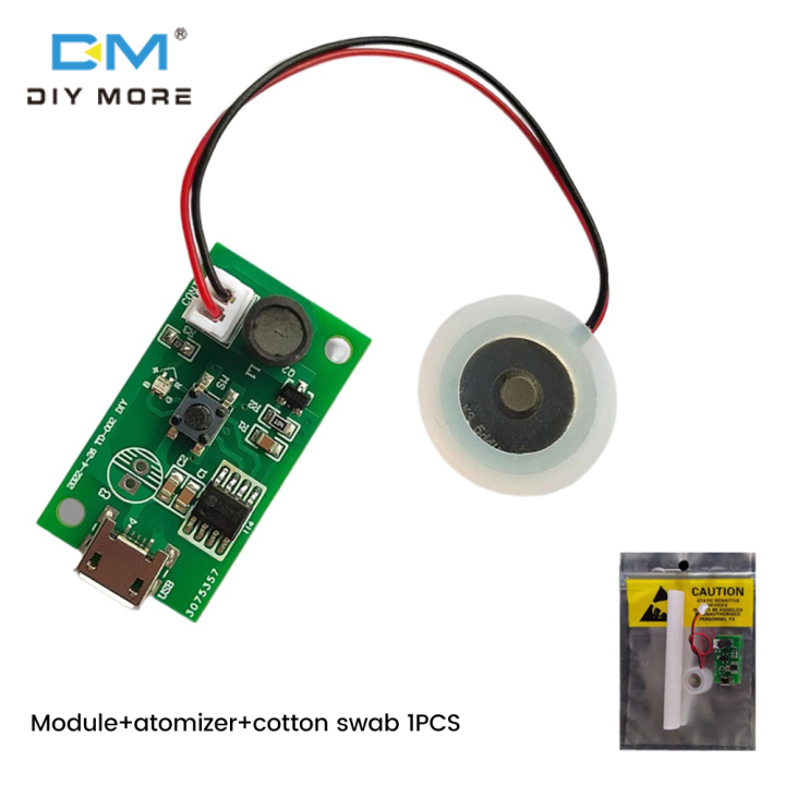 diymore Ultrasonic Atomization Maker 20mm 113KHz Mist Atomizer DIY Humidifier with PCB DC3-12V ...