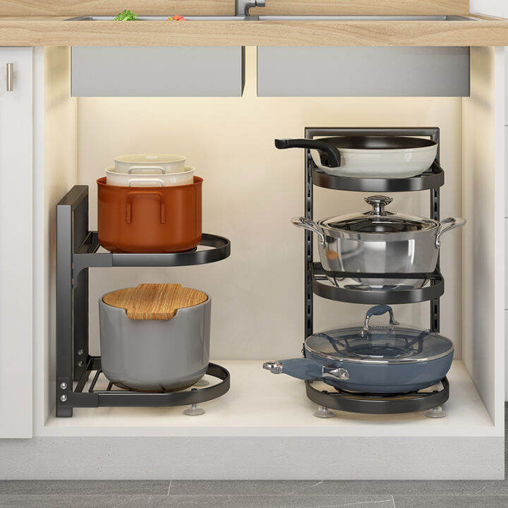 Sink Bottom Rack Kitchen Stuff Rack Adjustable Pot Rack Under Sink