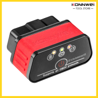 KONNWEI เครื่องสแกนเซ็นเซอร์รถยนต์รถยนต์ OBD-II ไร้สาย KW903 BT 4.0เครื่องสแกนทดสอบเครื่องมือสแกนวินิจฉัยอัตโนมัติสำหรับระบบ IOS Android