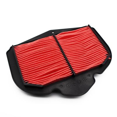 1 Piece Motorcycle Air Filter Intake Cleaner Replacement Parts Red&amp;Black for Yamaha Super Tenere ES Xtz1200 2012-2021