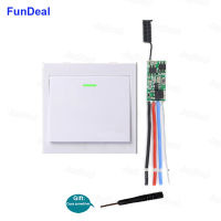 433 MHz Wireless Micro Remote Control Switch DC 5V 12V RF Relay Smart Home LED Light Strip Mini Receiver Wall Panel Transmitter