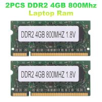 2PCS DDR2 4GB 800Mhz Laptop Ram PC2 6400 2RX8 200 Pins SODIMM for Intel AMD Laptop Memory