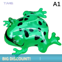 ?【Lowest price】TANG ของเล่นรูปสัตว์เป่าลมรูปกบกระโดดได้สีเขียวเรืองแสงได้ของเล่นรูปสัตว์รูปคางคกสำหรับงานเลี้ยงวันเกิดของตกแต่งงานแต่งงาน