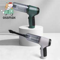 OSSMAX เครื่องทำความสะอาดแปรงเก็บฝุ่นอิเล็กทรอนิกส์แบบพกพาไร้สายไร้สายที่มีประสิทธิภาพแห้งและเปียกทำความสะอาดรถที่เป่าฝุ่นเครื่องเป่าฝุ่นเครื่องดูดฝุ่นรถยนต์เครื่องเป่าลม