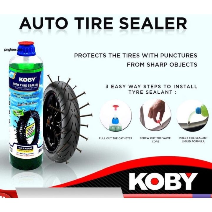 Parts Koby Tire Sealant Liquid Anti-Flat Tyre For Tubeless 500ml ...