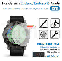 Zionia 2PCS HD ฟิล์มกันรอยขอบโค้งแบบเต็มหน้าจอสำหรับ Garmin Enduro 2 Enduro2 สมาร์ทวอทช์ HD 9H ฟิล์มนุ่ม TPU ล่องหนล่องหนมองไม่เห็นฟิล์มป้องกัน ฟิล์มป้องกันการระเบิดป้องกันรอยขีดข่วน