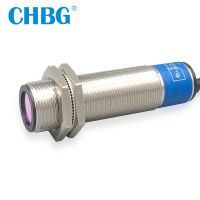 CHBG M18เลเซอร์ Photoelectric Sensor Optical อินฟราเรด50ซม. ปรับ NPN PNP เลนส์กระจกกระจาย Proximity Switches J18-LAS