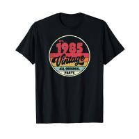 1985 Vintage MenS T Shirt Birthday Gift Tee. Retro Style Shirt. Sports Apparel Christmas Gift