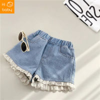 Girls Denim Shorts Summer New Korean Style Baby All-match Thin Outer Wear Childrens Summer Western Style Shorts