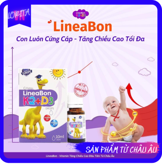 Lineabon vitamin k2d3 hỗ trợ hấp thu canxi tự nhiên cho trẻ - ảnh sản phẩm 1