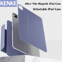 KENKE เคส iPad แบบถอดออกได้แบบ3-In-1 เคสแม่เหล็กถอดออกได้สำหรับ iPad 2021 Pro 11 2020 Air 4 Air 5 2022 Mini 6 Pro11 2018 case เคสใส่ Ipad สะดวกรองรับการจับคู่ปากกา Apple และชาร์จเคสอัจฉริยะอัตโนมัตินอน/ตื่น