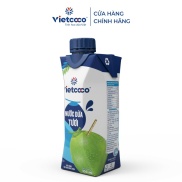 Nước Dừa Tươi Nguyên Chất Vietcoco Hộp 330ml