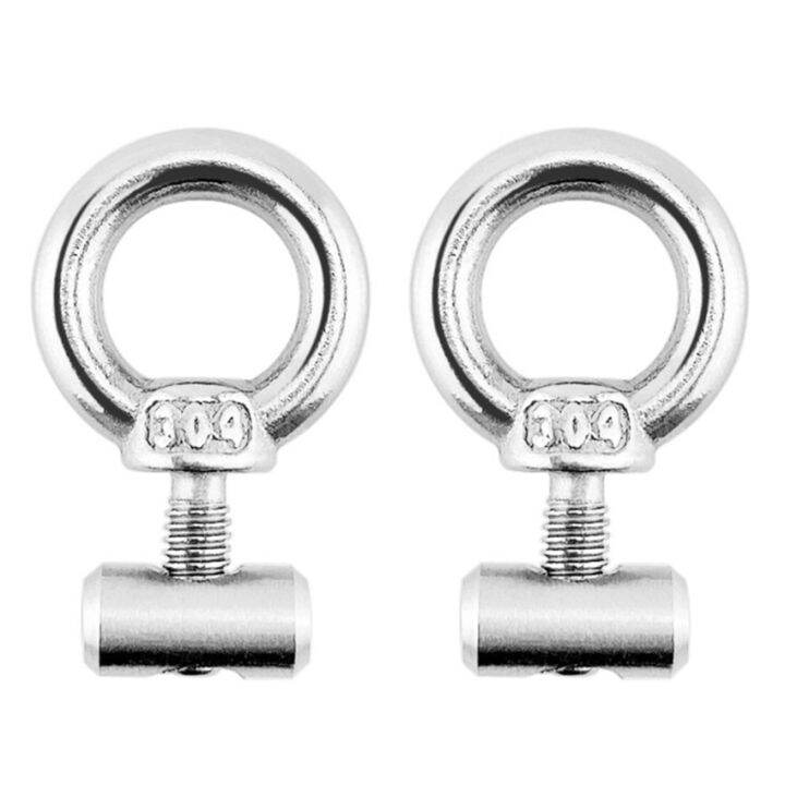 2PCS M4 Lifting Eye Nut Fastener Front Tent stopper Track Mount Tie