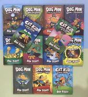 (พร้อมส่ง) หนังสือการ์ตูนภาษาอังกฤษ Dog Man 1เซท มี 14 เล่ม