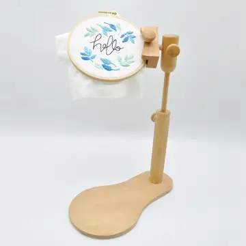 Embroidery Frame Hoop Holder, Cross Stitch Lap Stand, Seat on