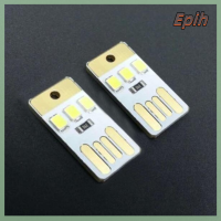 Epih ไฟการ์ด USB 2ชิ้น,พวงกุญแจไฟ LED ตั้งแคมป์กลางแจ้งเครื่องมืออเนกประสงค์โคมไฟประหยัดพลังงานกลางคืนอุปกรณ์ตั้งแคมป์อุปกรณ์เฟืองสำหรับพกพา