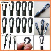 5/10Pcs Bungee Shock TieเรือKayakอุปกรณ์เสริมคลิปพลาสติกพลาสติกPOMคลิปCampingเต็นท์Hook Clotheslineสายรัดแบบมีตะขอเกี่ยวยืดหยุ่นเชือกหัวเข็มขัดตะขอยึดเชือก