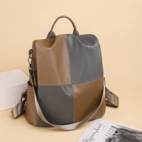 [COD] Womens backpack womens 2022 spring new street leather travel outdoor European and retro bag