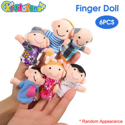 KiddoZone Finger Dolls Puppets Cartoon Animal Finger Toys Kids Finger Puppets Cute Educational Hand Toy Set Children Gift Soft Velvet Dolls Props Toys