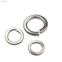 ✔㍿▪ 5/10/50/100pcs GB93 A2 304 Stainless Steel Spring Split Lock Washer Elastic Gasket M1.6 M2 M2.5 M3 M4 M5 M6 M8 M10 M12 M16 M24